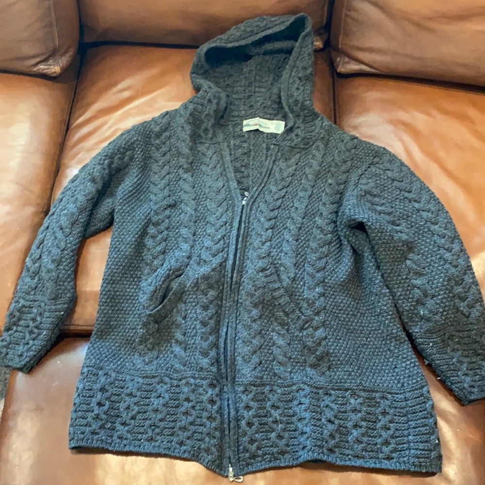 100% Merino Wool Hooded Jacket